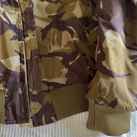 GANNI Camouflage Print Bomber Jacket size S - Picture 9 of 13